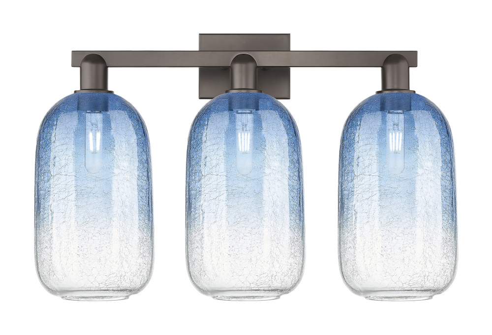 Brookhaven Cloche - 3 Light - 26 inch - Oil Rubbed Bronze - Bath Vanity Light