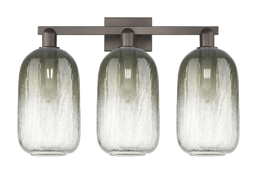 Brookhaven Cloche - 3 Light - 26 inch - Oil Rubbed Bronze - Bath Vanity Light