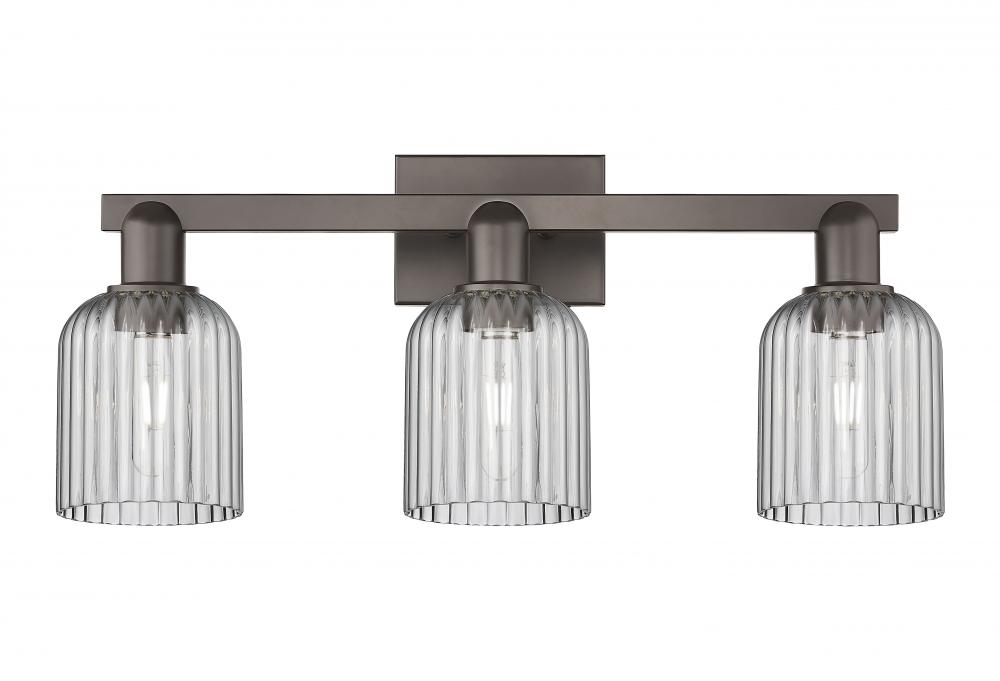 Bridal Veil - 3 Light - 26 inch - Oil Rubbed Bronze - Bath Vanity Light