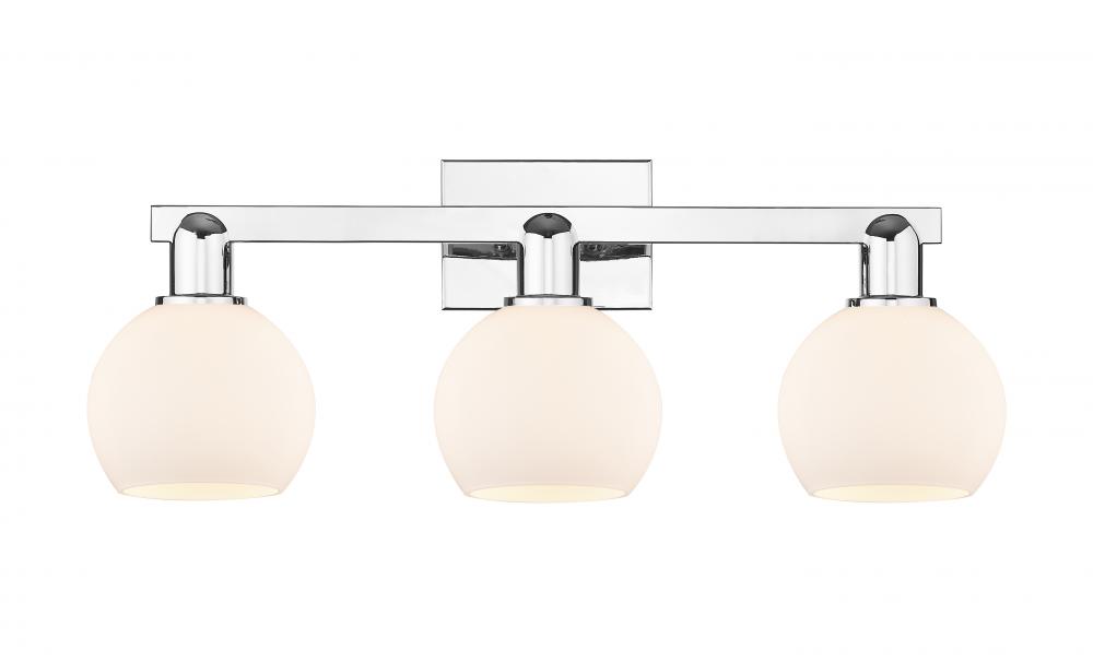 Athens - 3 Light - 25 inch - Polished Chrome - Bath Vanity Light