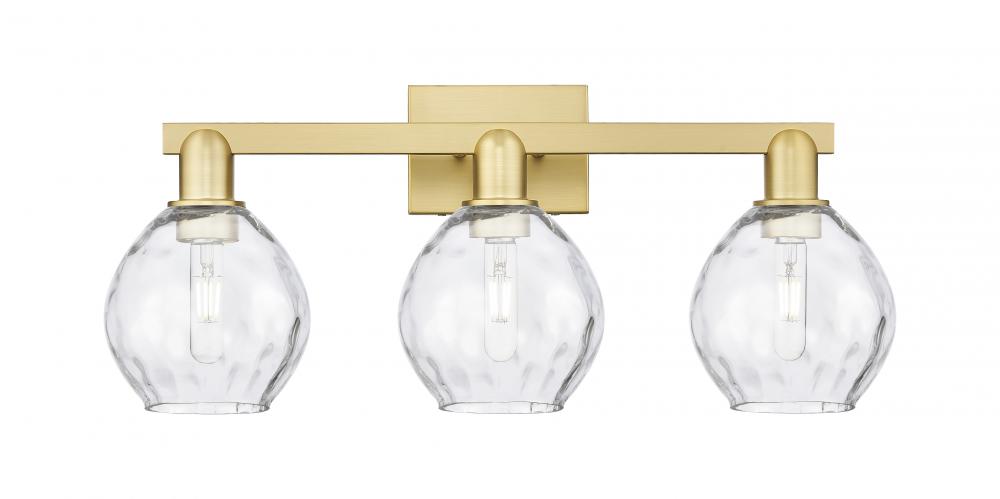 Waverly - 3 Light - 25 inch - Satin Gold - Bath Vanity Light