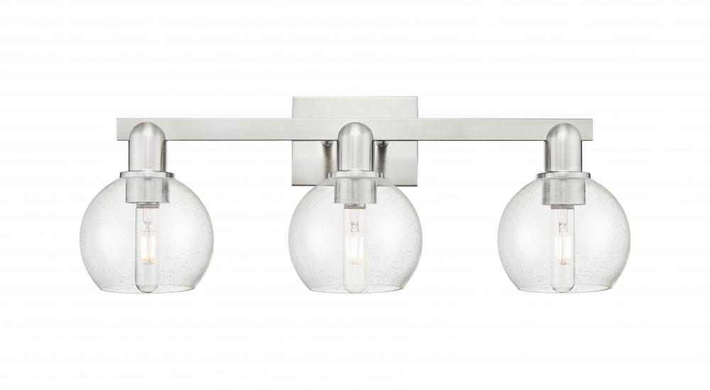 Athens - 3 Light - 25 inch - Brushed Satin Nickel - Bath Vanity Light