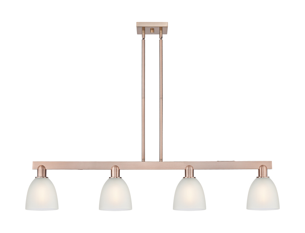 Castile - 4 Light - 49 inch - Antique Copper - Stem hung - Island Light