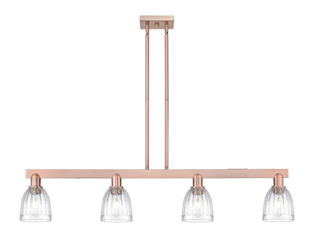 Brookfield - 4 Light - 49 inch - Antique Copper - Stem hung - Island Light