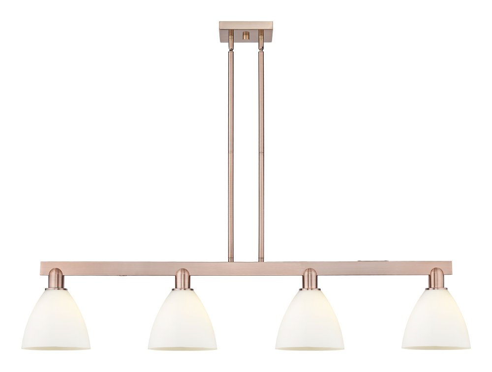 Bristol - 4 Light - 50 inch - Antique Copper - Stem hung - Island Light