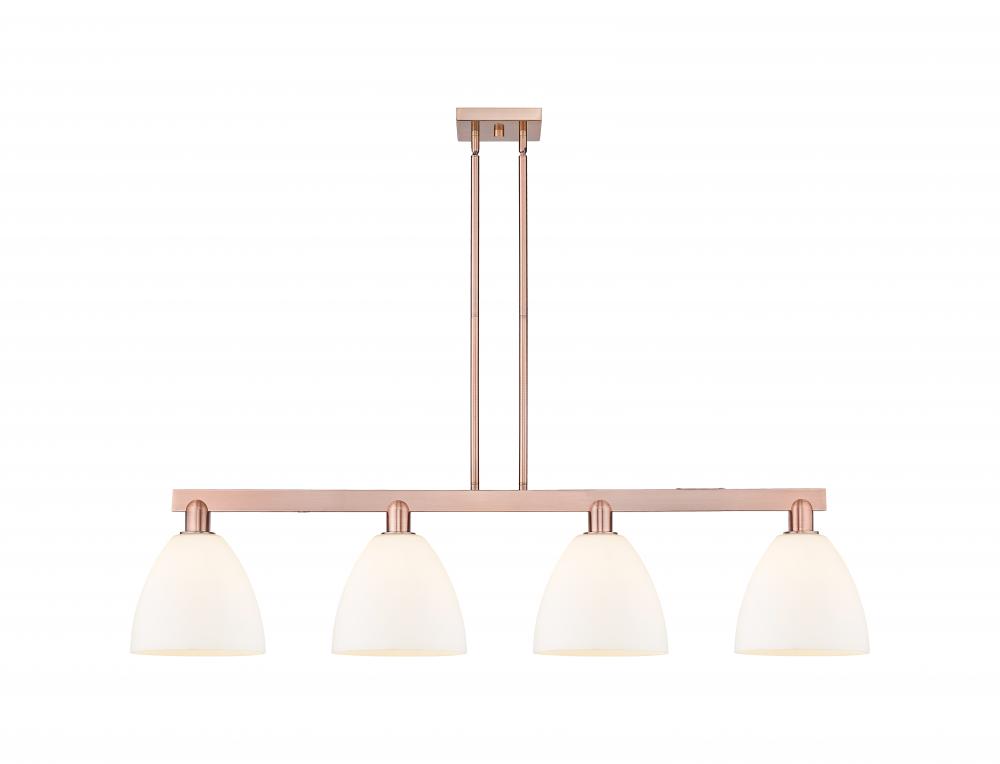 Bristol - 4 Light - 52 inch - Antique Copper - Stem hung - Island Light