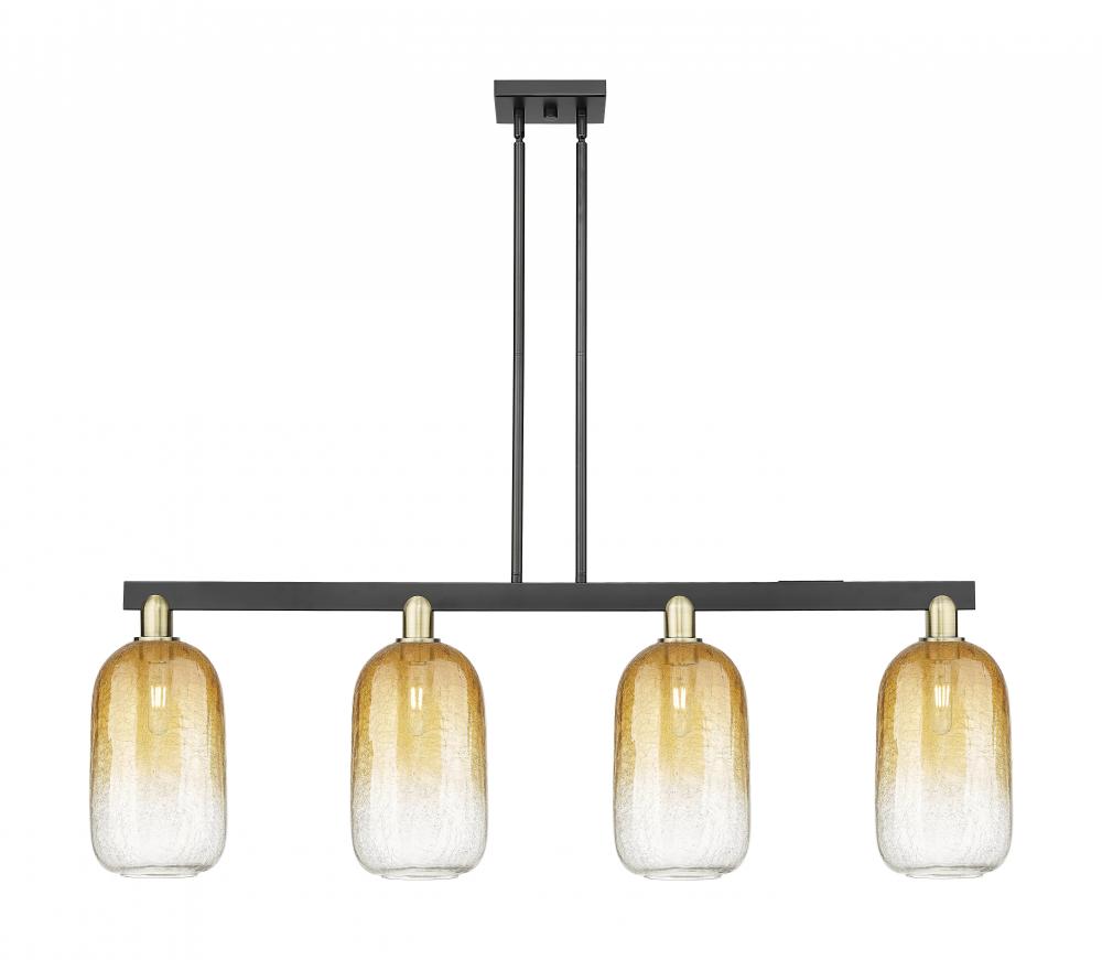 Brookhaven Cloche - 4 Light - 48 inch - Black Antique Brass - Stem hung - Island Light