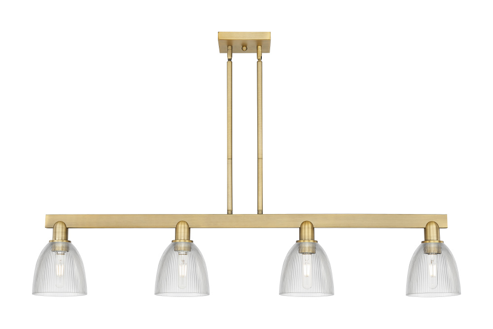 Castile - 4 Light - 49 inch - Brushed Brass - Stem hung - Island Light