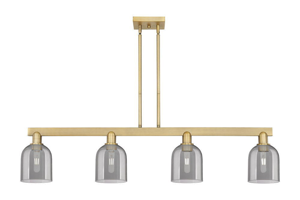 Bella - 4 Light - 48 inch - Brushed Brass - Stem hung - Island Light