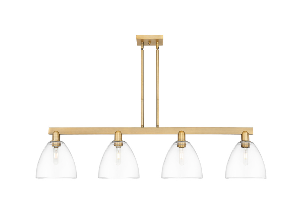Bristol - 4 Light - 52 inch - Brushed Brass - Stem hung - Island Light