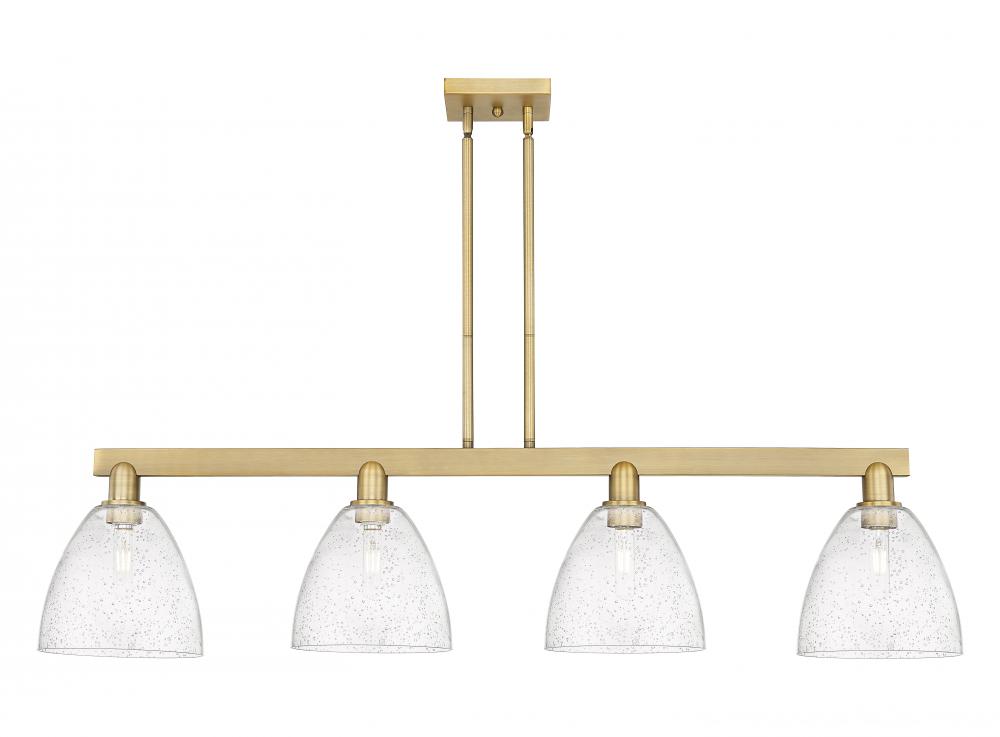 Bristol - 4 Light - 52 inch - Brushed Brass - Stem hung - Island Light