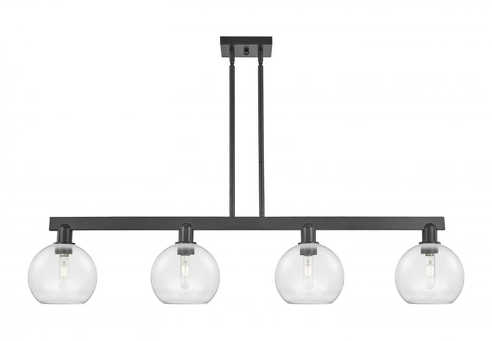 Athens - 4 Light - 51 inch - Matte Black - Stem hung - Island Light