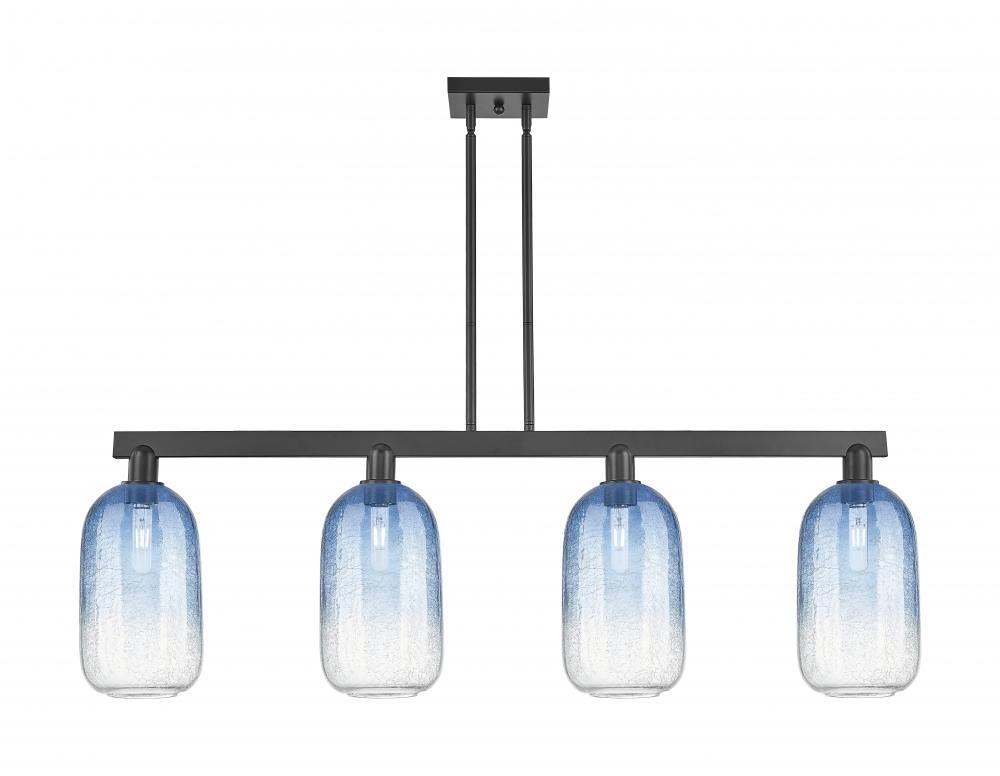 Brookhaven Cloche - 4 Light - 48 inch - Matte Black - Stem hung - Island Light