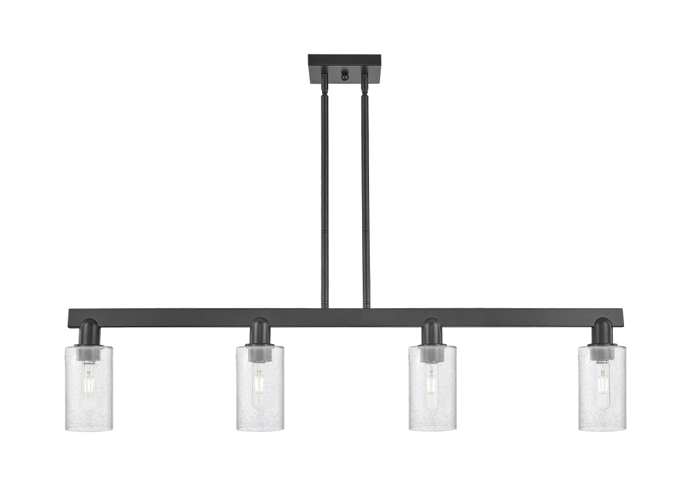 Clymer - 4 Light - 47 inch - Matte Black - Stem hung - Island Light