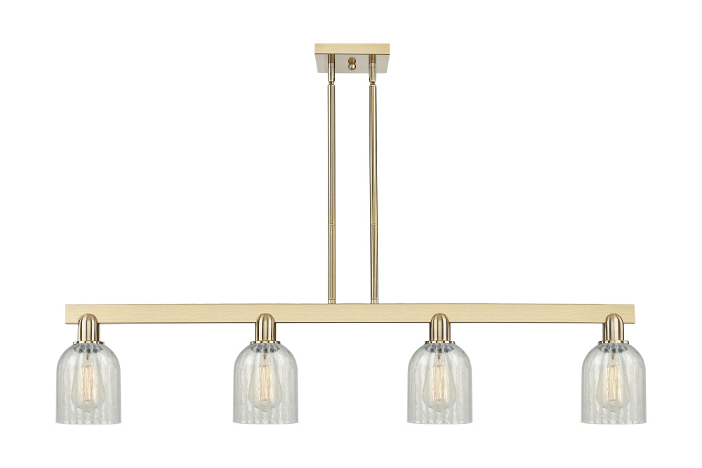 Caledonia - 4 Light - 48 inch - Champagne Bronze - Stem hung - Island Light