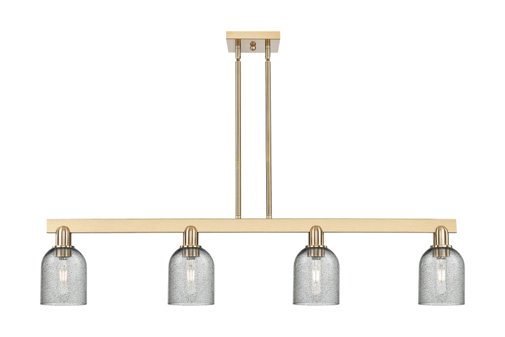 Caledonia - 4 Light - 48 inch - Champagne Bronze - Stem hung - Island Light