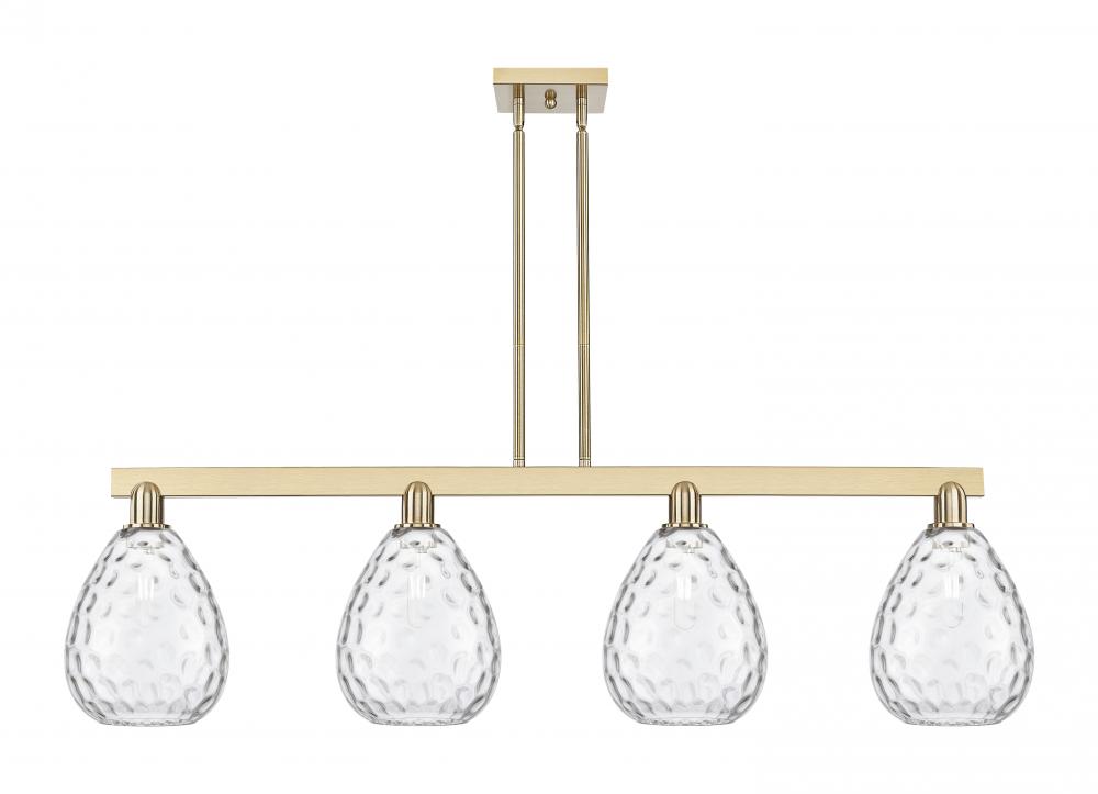 Waverly - 4 Light - 51 inch - Champagne Bronze - Stem hung - Island Light