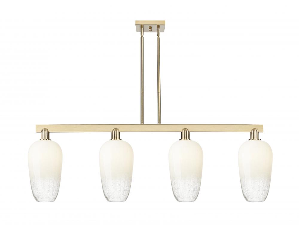 Brookhaven Flute - 4 Light - 48 inch - Champagne Bronze - Stem hung - Island Light