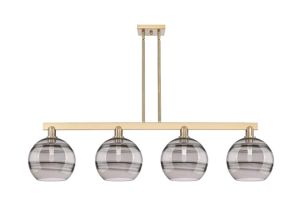 Rochester - 4 Light - 53 inch - Champagne Bronze - Stem hung - Island Light