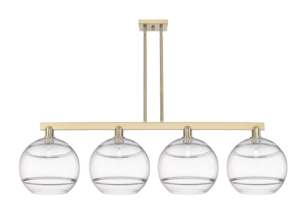 Rochester - 4 Light - 55 inch - Champagne Bronze - Stem hung - Island Light