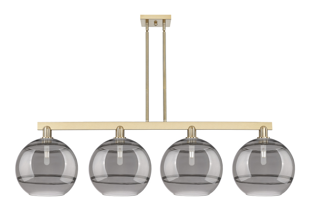 Rochester - 4 Light - 55 inch - Champagne Bronze - Stem hung - Island Light