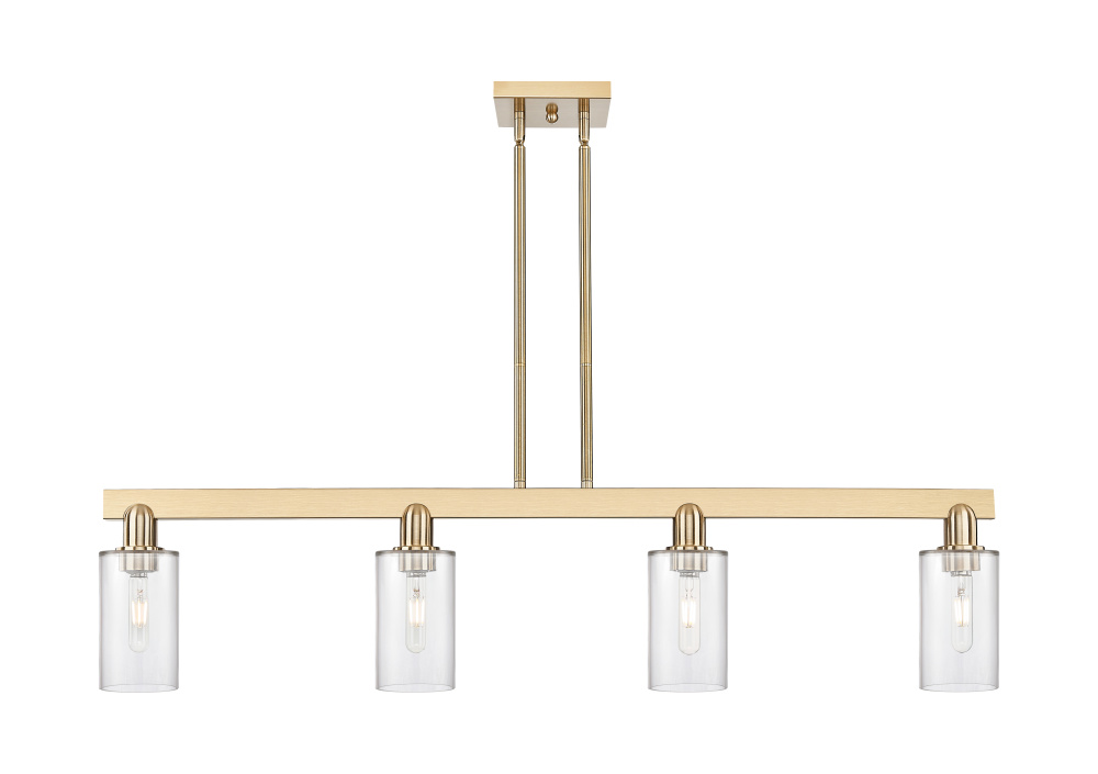 Clymer - 4 Light - 47 inch - Champagne Bronze - Stem hung - Island Light