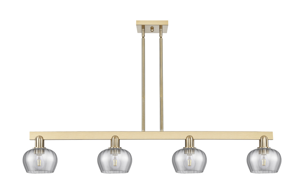 Fenton - 4 Light - 49 inch - Champagne Bronze - Stem hung - Island Light