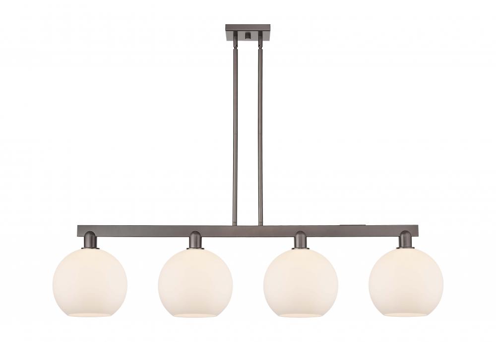 Athens - 4 Light - 53 inch - Oil Rubbed Bronze - Stem hung - Island Light