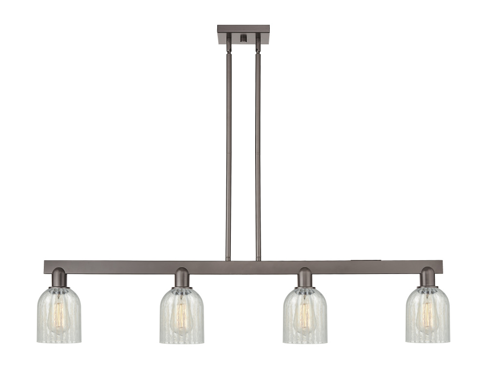 Caledonia - 4 Light - 48 inch - Oil Rubbed Bronze - Stem hung - Island Light