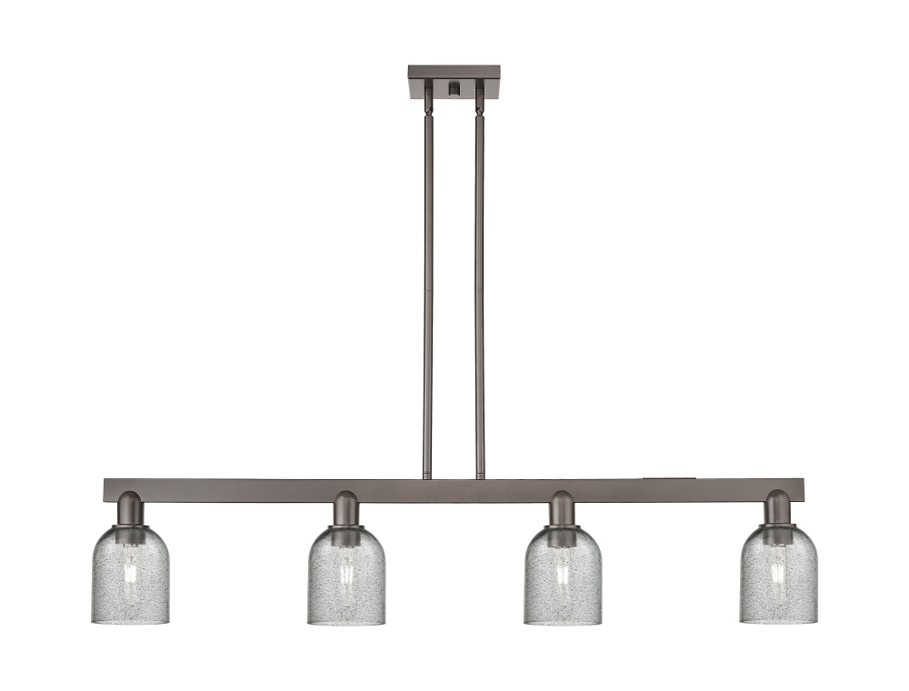 Caledonia - 4 Light - 48 inch - Oil Rubbed Bronze - Stem hung - Island Light