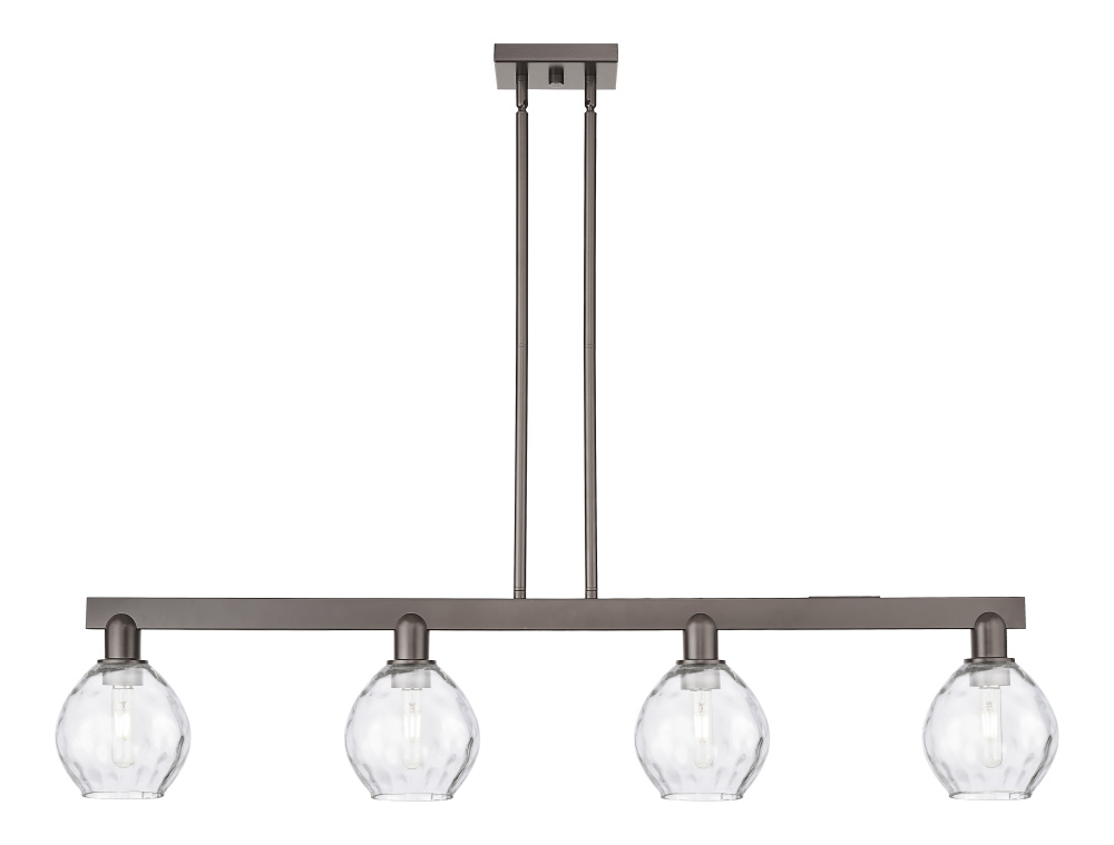 Waverly - 4 Light - 49 inch - Oil Rubbed Bronze - Stem hung - Island Light