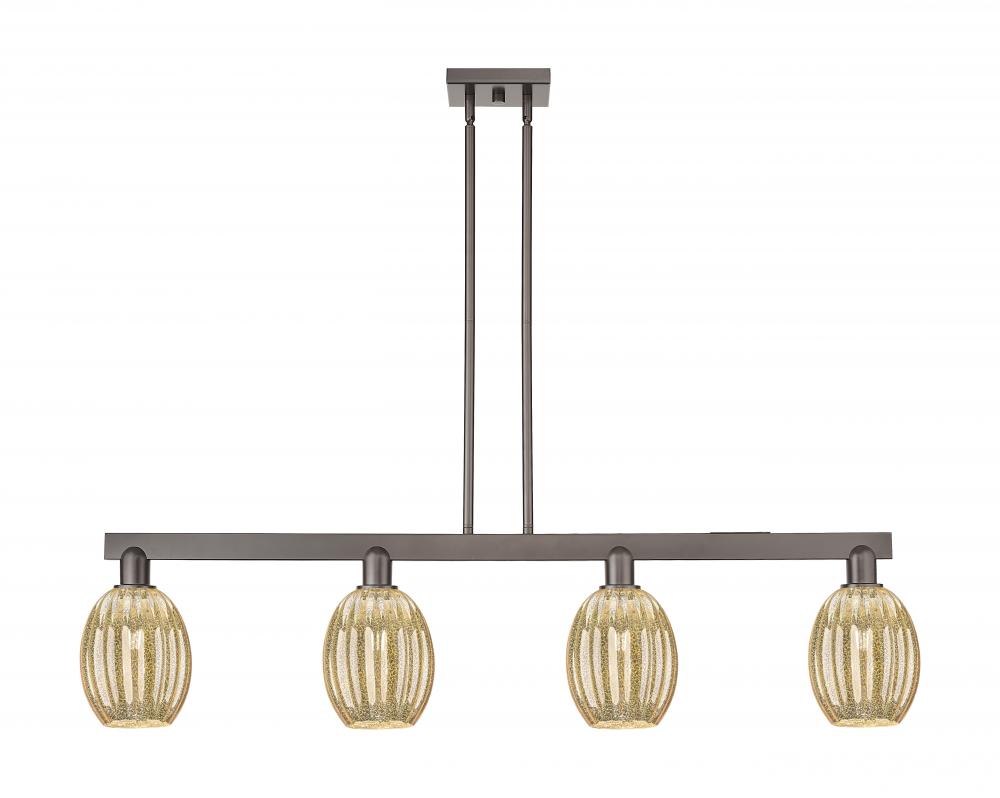 Preston Bulb - 4 Light - 48 inch - Oil Rubbed Bronze - Stem hung - Island Light