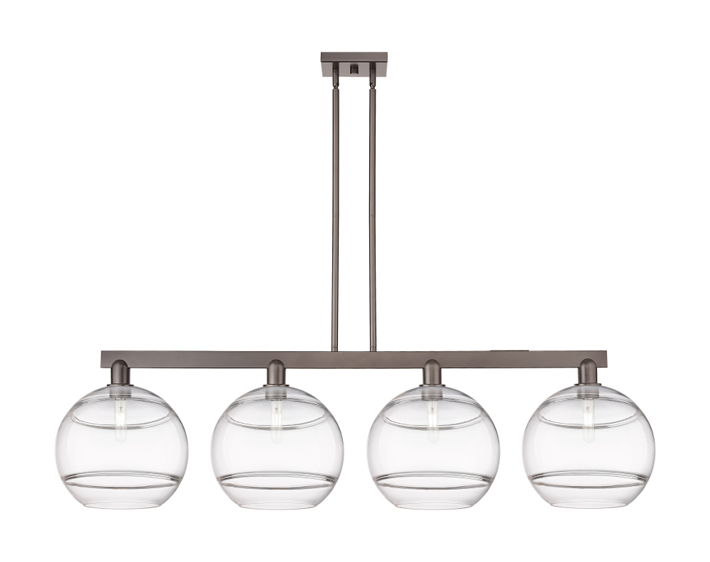 Rochester - 4 Light - 55 inch - Oil Rubbed Bronze - Stem hung - Island Light