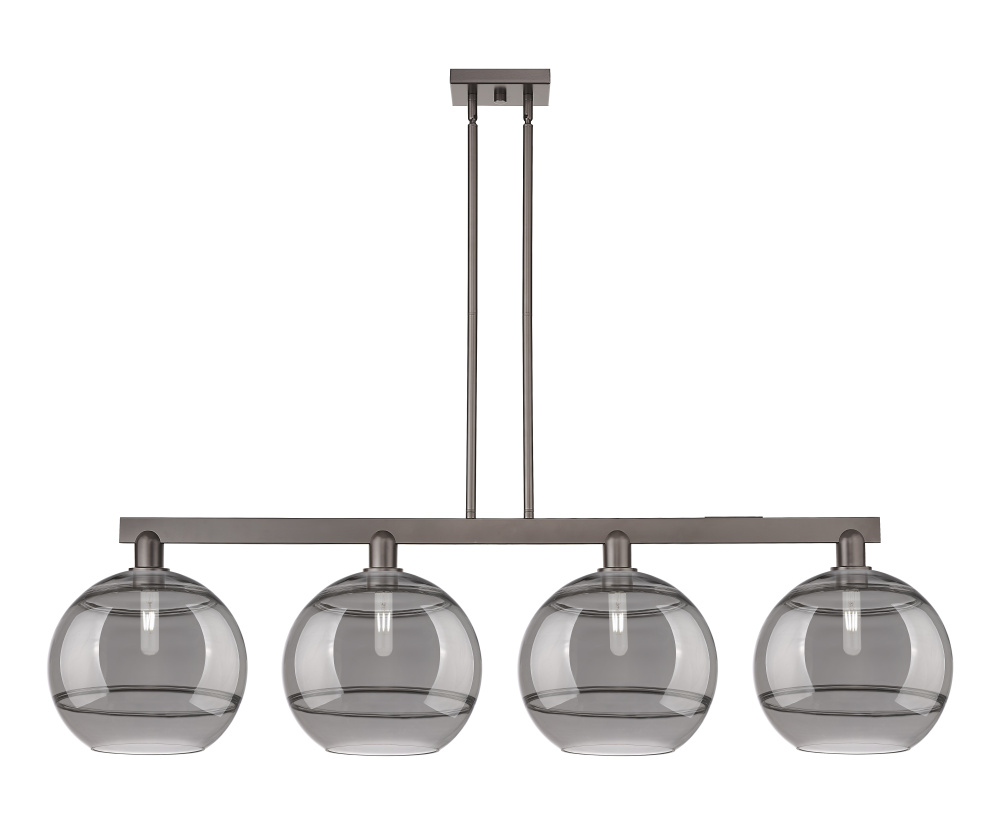 Rochester - 4 Light - 55 inch - Oil Rubbed Bronze - Stem hung - Island Light