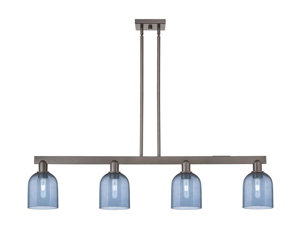 Bella - 4 Light - 48 inch - Oil Rubbed Bronze - Stem hung - Island Light