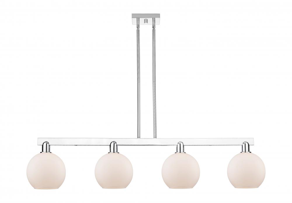 Athens - 4 Light - 51 inch - Polished Chrome - Stem hung - Island Light