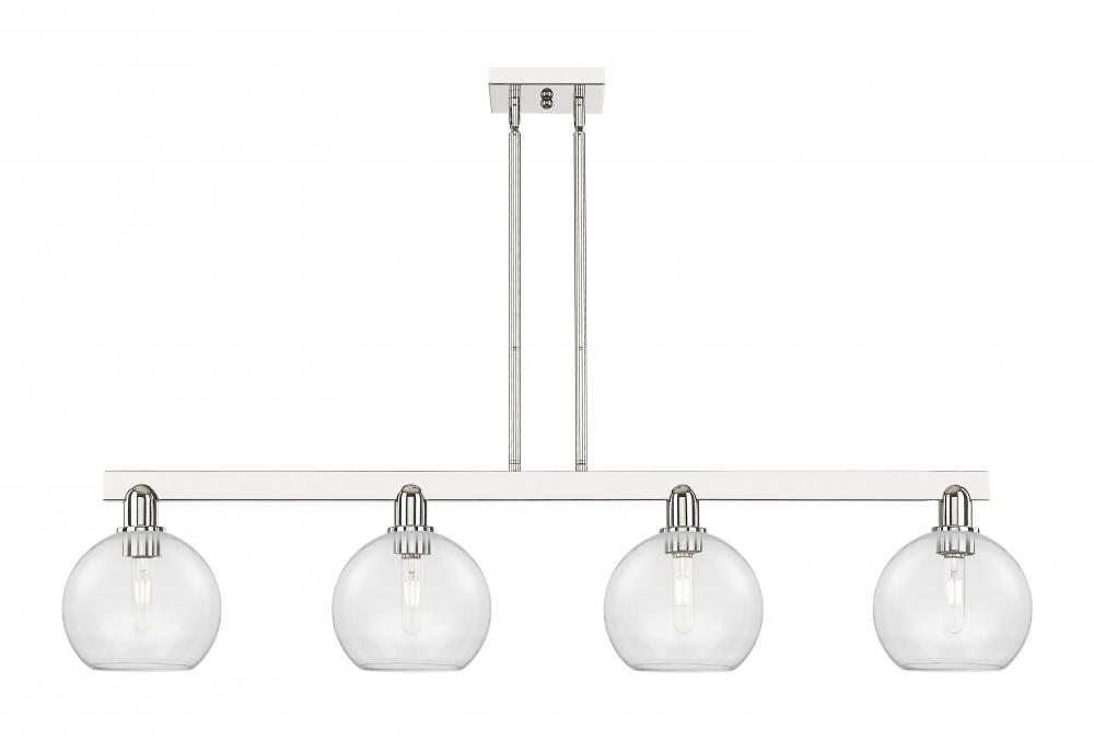 Athens - 4 Light - 51 inch - Polished Chrome - Stem hung - Island Light
