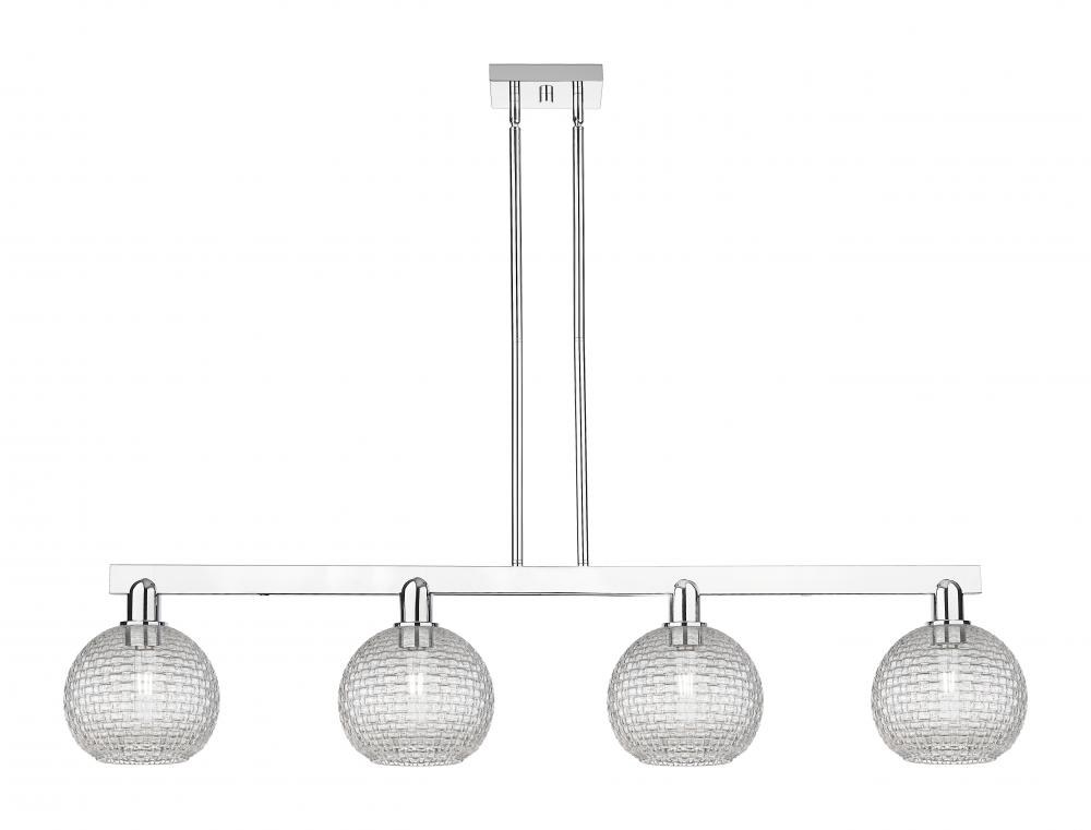 Athens - 4 Light - 51 inch - Polished Chrome - Stem hung - Island Light