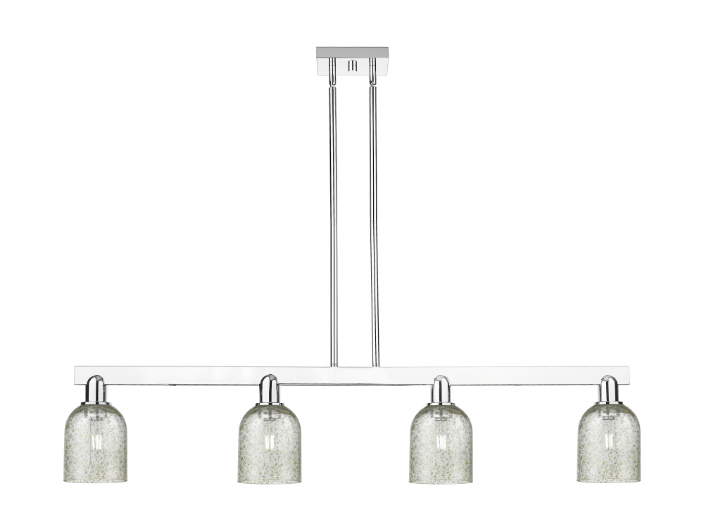 Caledonia - 4 Light - 48 inch - Polished Chrome - Stem hung - Island Light