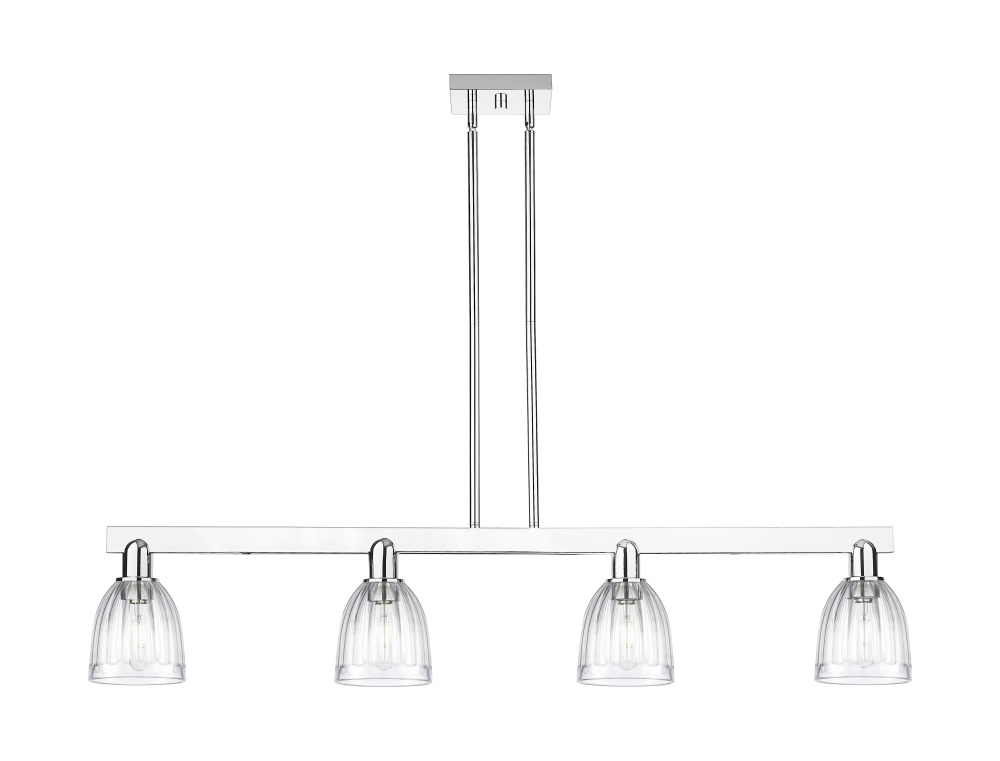 Brookfield - 4 Light - 49 inch - Polished Chrome - Stem hung - Island Light