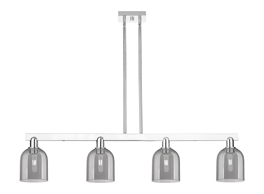 Bella - 4 Light - 48 inch - Polished Chrome - Stem hung - Island Light