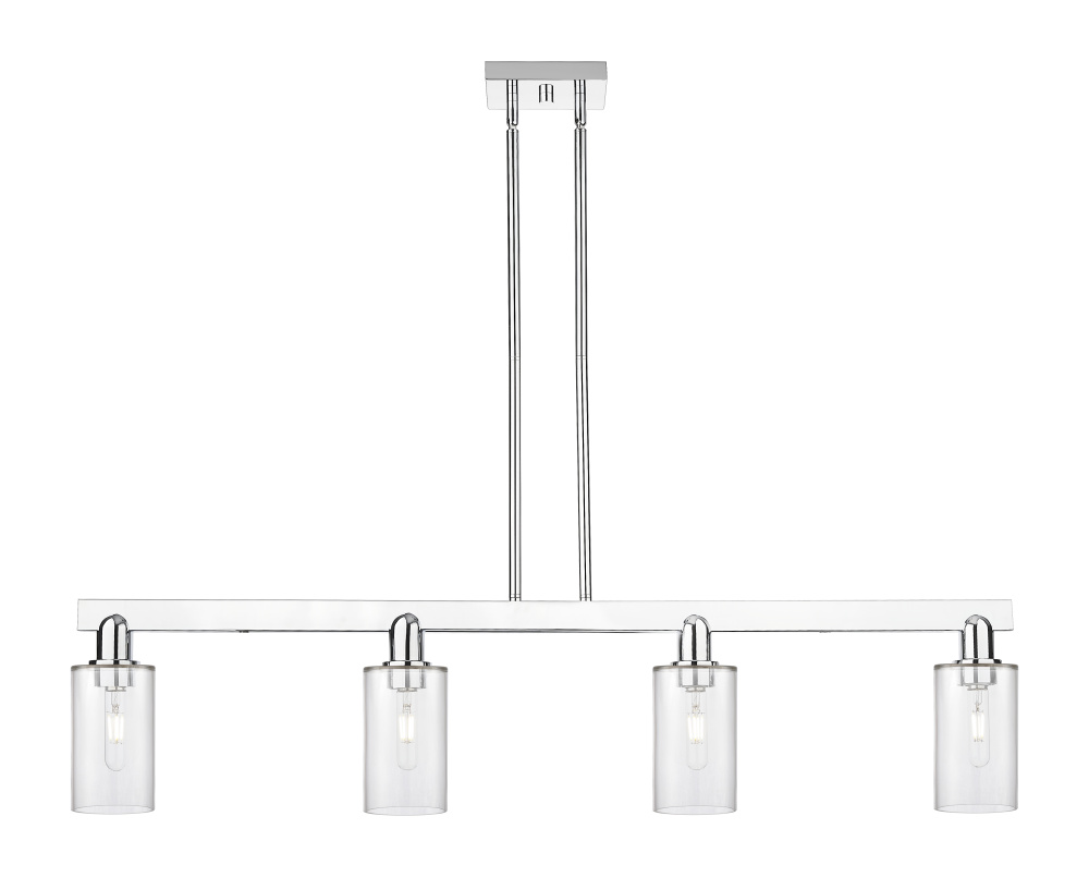 Clymer - 4 Light - 47 inch - Polished Chrome - Stem hung - Island Light