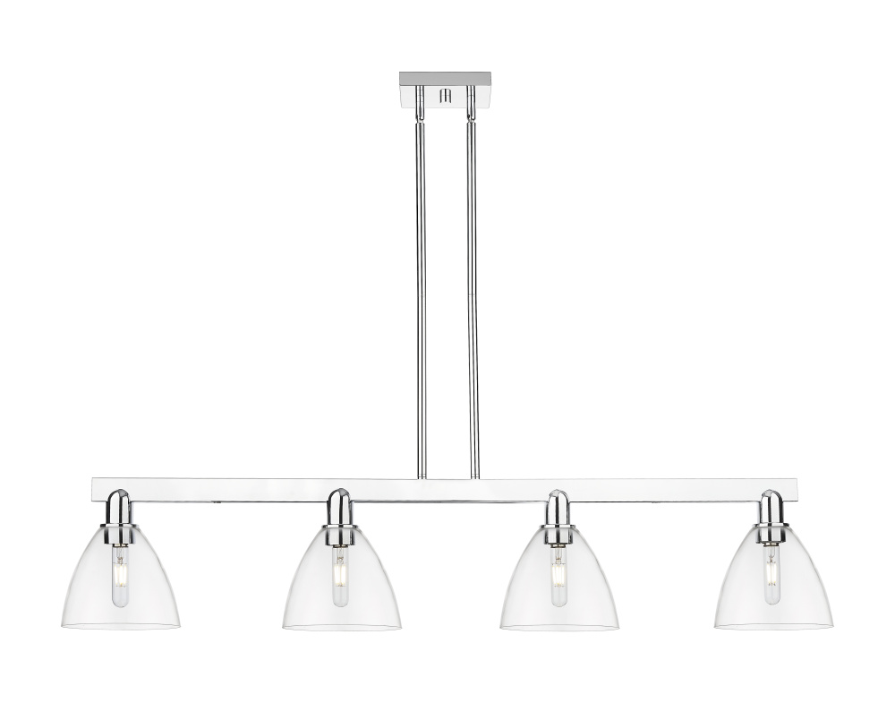 Bristol - 4 Light - 50 inch - Polished Chrome - Stem hung - Island Light