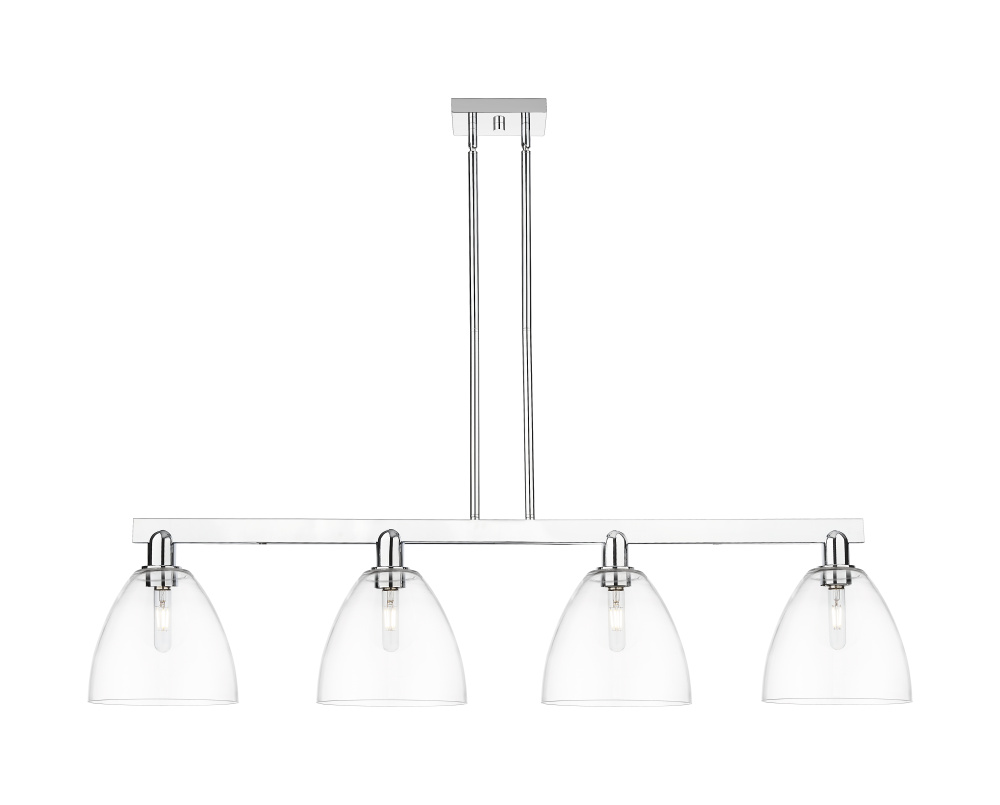 Bristol - 4 Light - 52 inch - Polished Chrome - Stem hung - Island Light