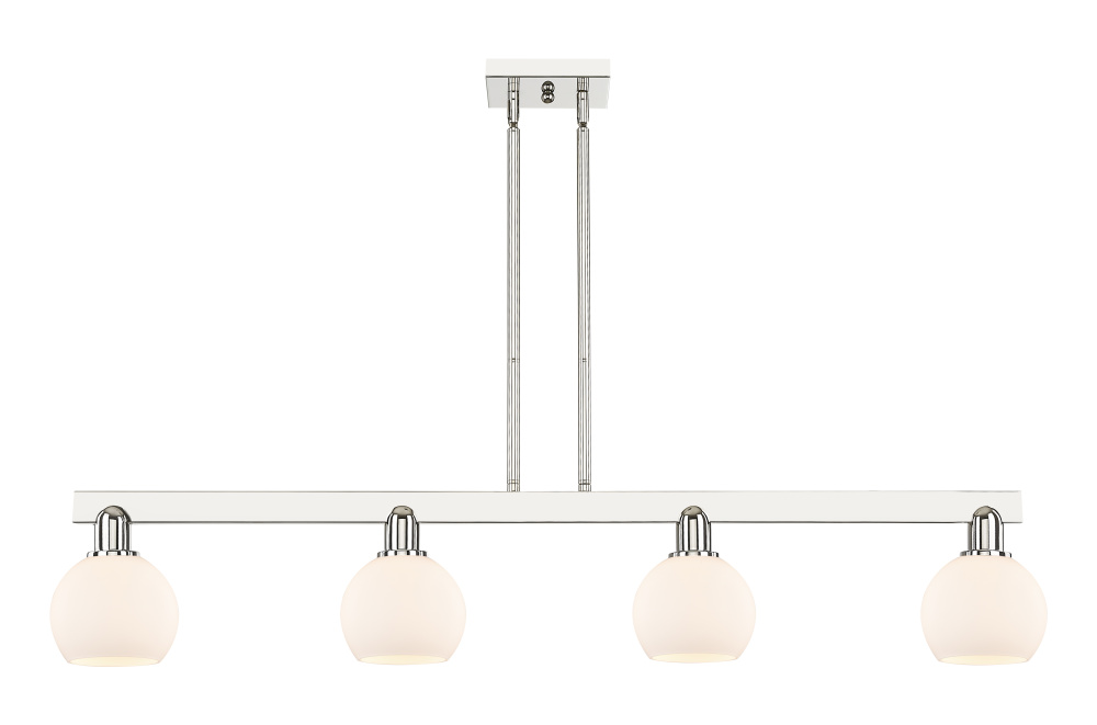 Athens - 4 Light - 49 inch - Polished Nickel - Stem hung - Island Light