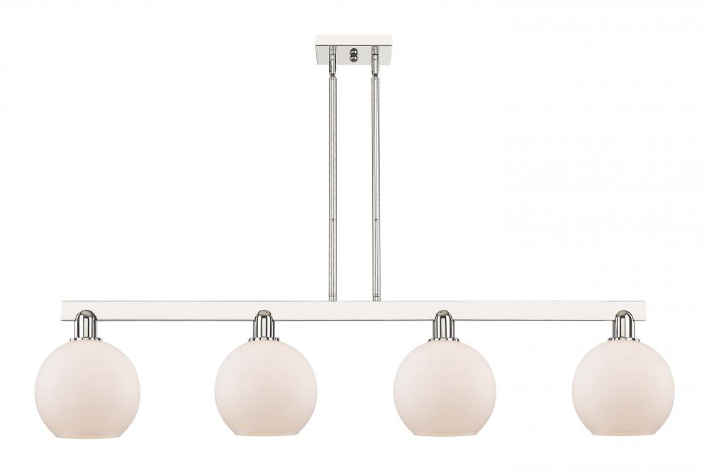 Athens - 4 Light - 51 inch - Polished Nickel - Stem hung - Island Light