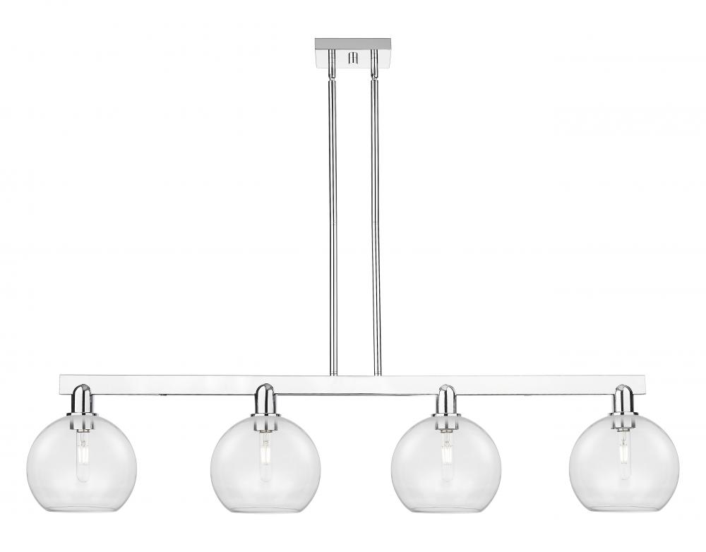 Athens - 4 Light - 51 inch - Polished Nickel - Stem hung - Island Light