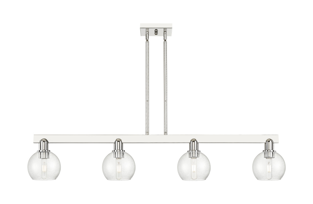 Athens - 4 Light - 49 inch - Polished Nickel - Stem hung - Island Light