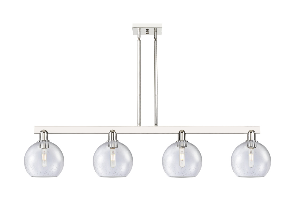 Athens - 4 Light - 51 inch - Polished Nickel - Stem hung - Island Light