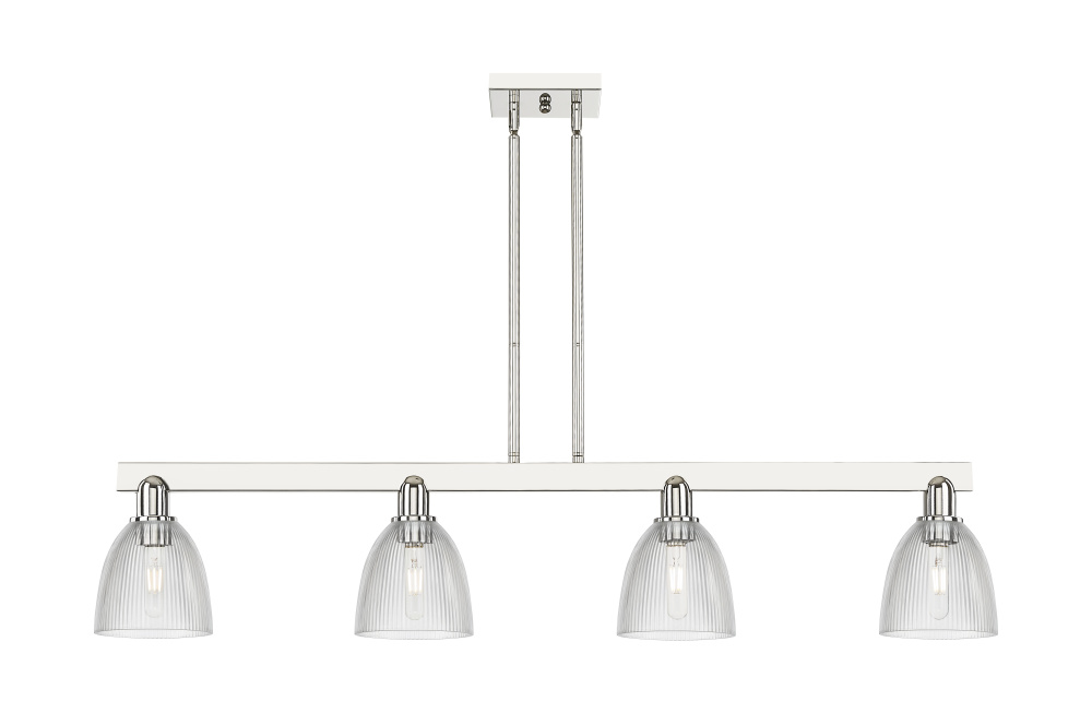 Castile - 4 Light - 49 inch - Polished Nickel - Stem hung - Island Light